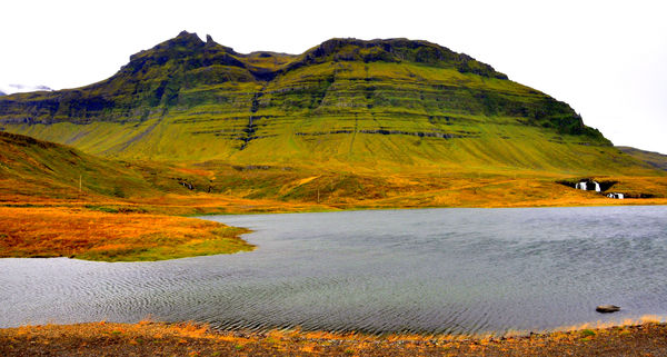 3 - Myrahyrna mountain with Kirkjufellsfoss (churc...