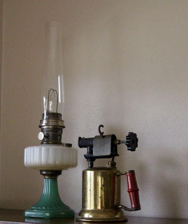 Old oil lamp...