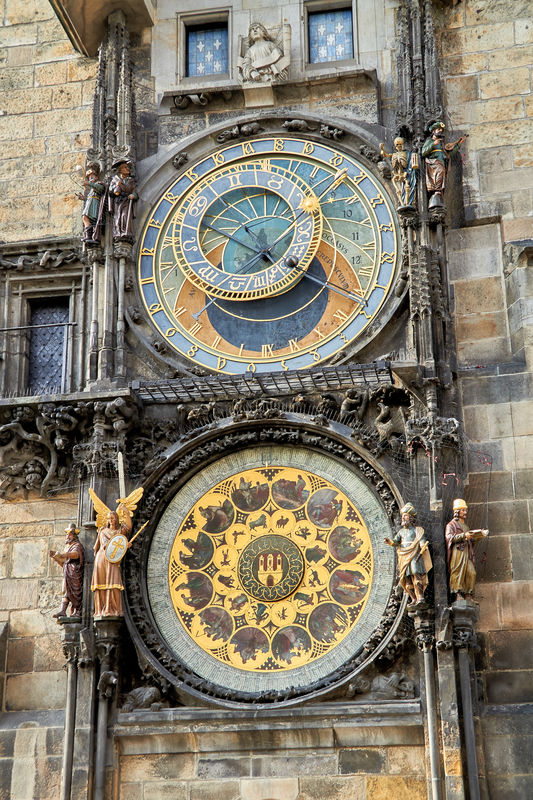 The astronomical clock...