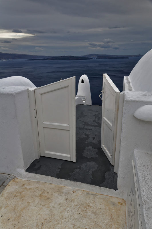 A Gate in Santorini...