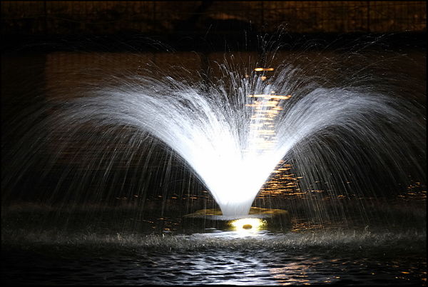 2. One of the fountains in the duck pond....