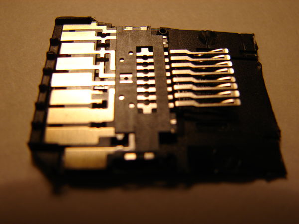 Inside a Micro SD Adapter Card...