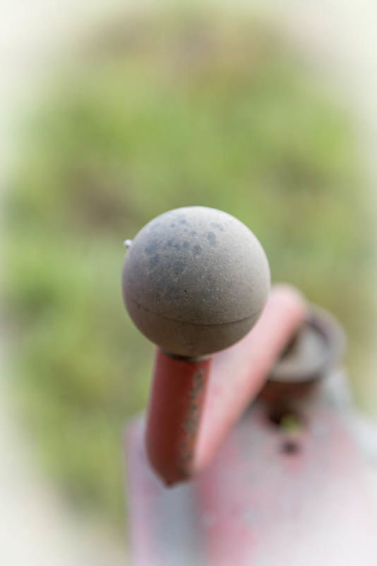Old Shift knob on a tractor...