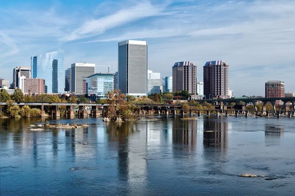 I took this photo of downtown Richmond from the fo...