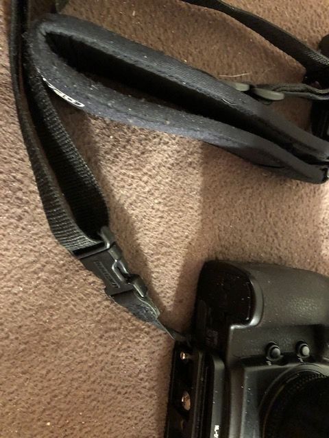Strap attached only to L Bracket...