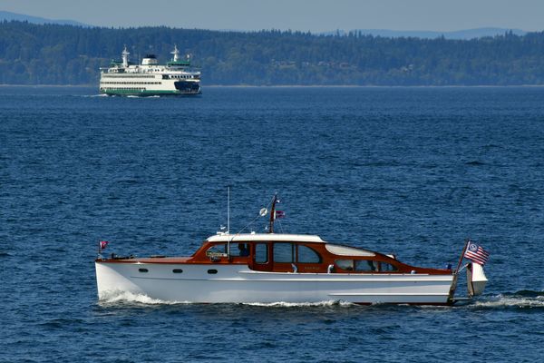 Not a sailboat, but an immaculate, all-wood, 60-ye...