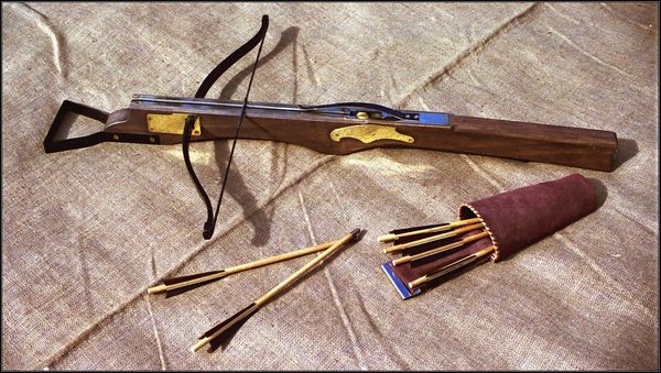 Medieval style crossbow....