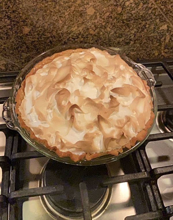My home made lemon meringue pie...