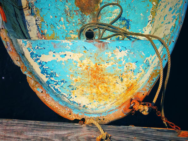Old paint and rust...