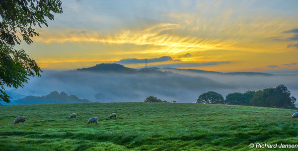 Morning Sunrise at The Farm in England...