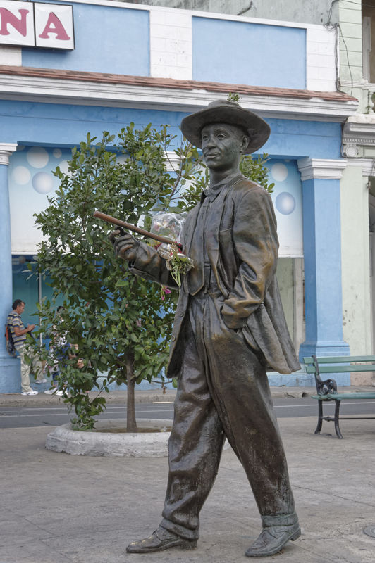 Cienfuegos, singer and song writer Benny Moré by J...
