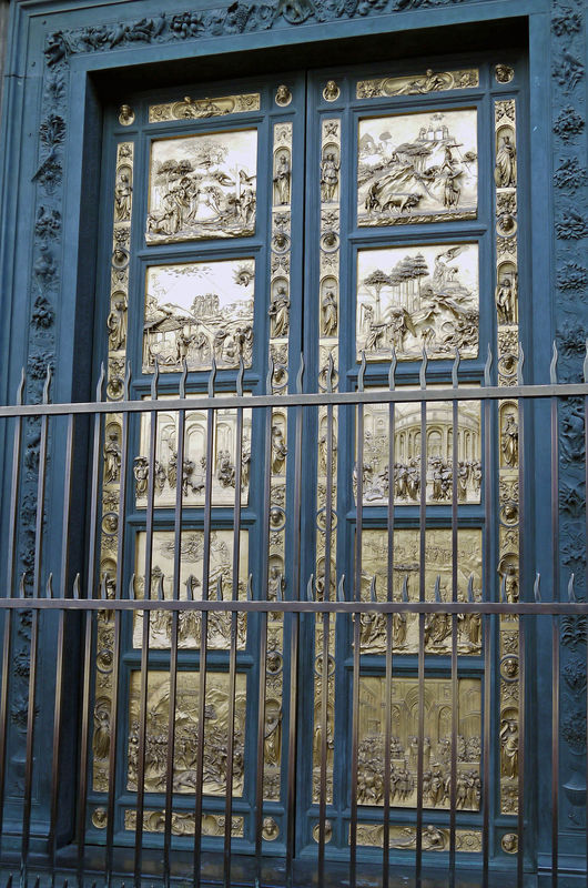 Gates of Paradise, Baptystery of St. John, Florenc...
