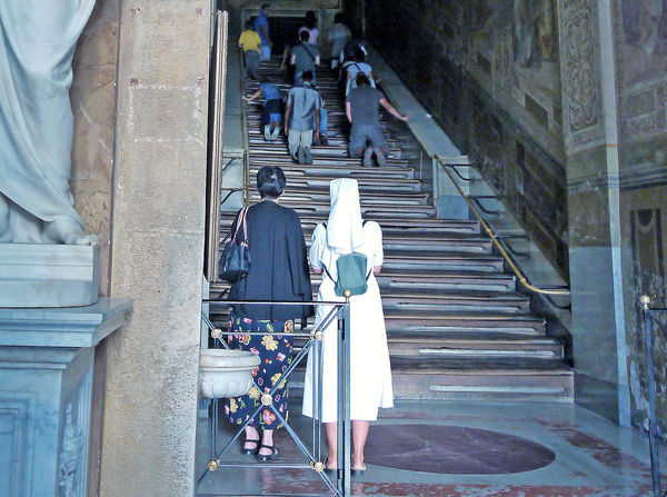 Entry, Basilica of the Holy Stairs, Rome...