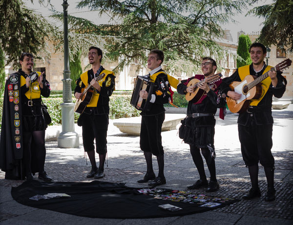 Student troubadours from the University of Salaman...