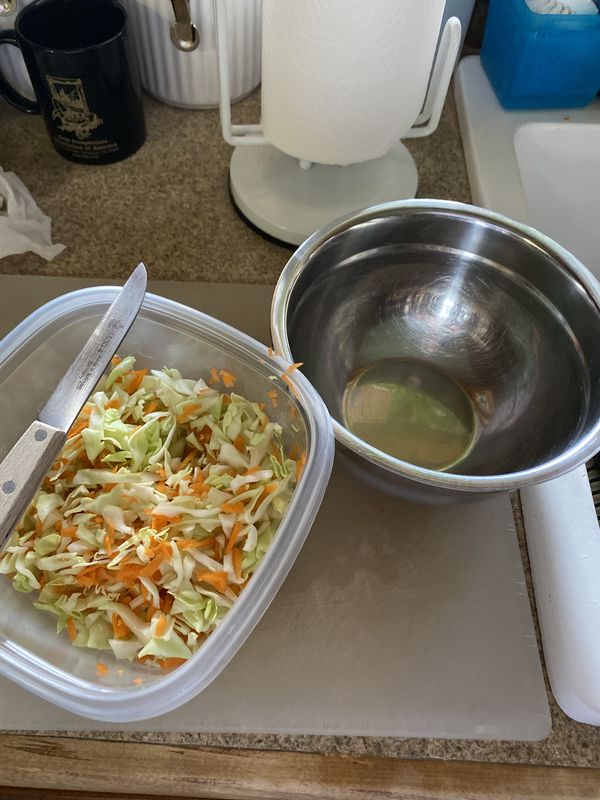 A Personal coleslaw...