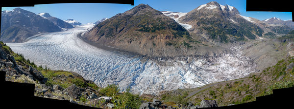 Salmon Glacier - Hyder, Alaska - 35 image panorama...