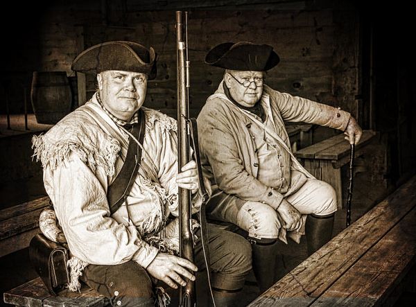 Peter and David - Colonial patriots...