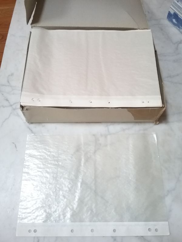 120 Film Negative Sleeves Glassine Divided Into 50 s 120 Film Negative Sleeves Made In 