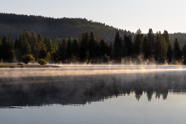 Misty Sierra Lake...