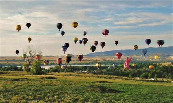 9.....Hot Air Balloons.....were often visible to u...