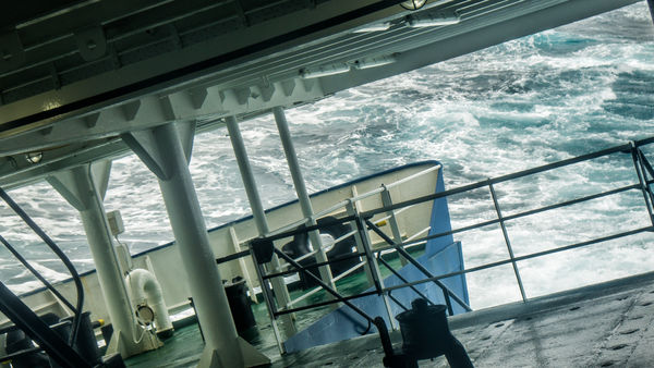 Rough seas in the Drake Passage...