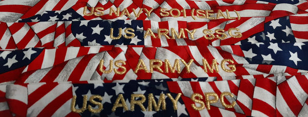 I have the honor of embroidering memorial flag str...
