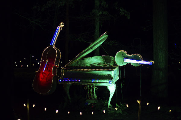 Illuminated Instruments that played electronically...