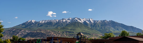 View in Orem of the beginning of the Provo Canyon...