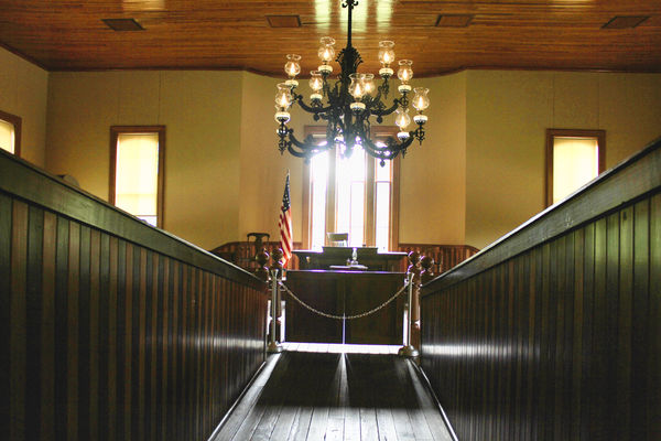 Upstairs Courtroom Entry...