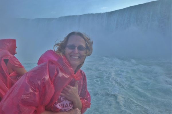 7.....Our daughter, Heather, enjoying the mist at ...