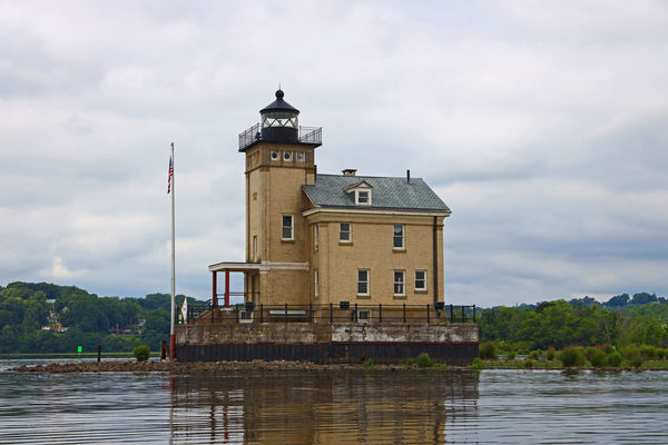 Kingston Lighthouse On The Hudson River...