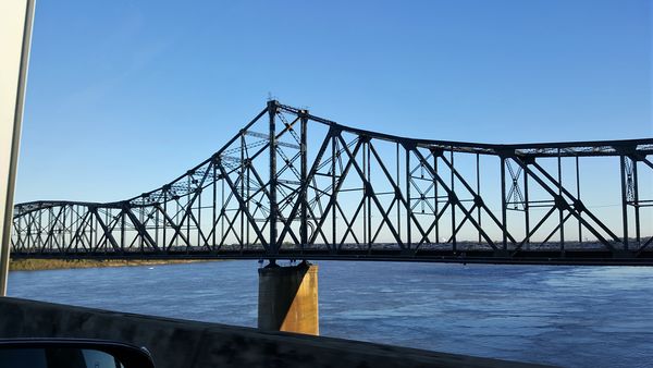 Crossing the Mississippi...
