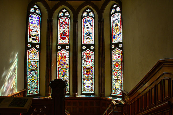 Stained Glass from Guildhall interior...