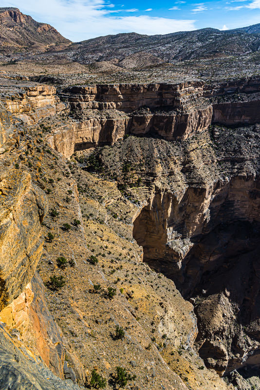 6 - Vertical view of the canyon's north-end...