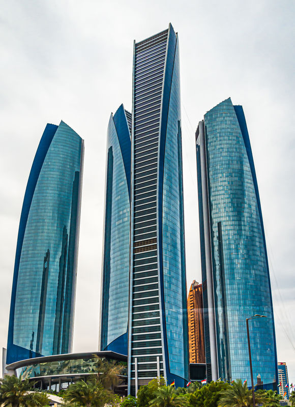 7 - The Etihad Towers...