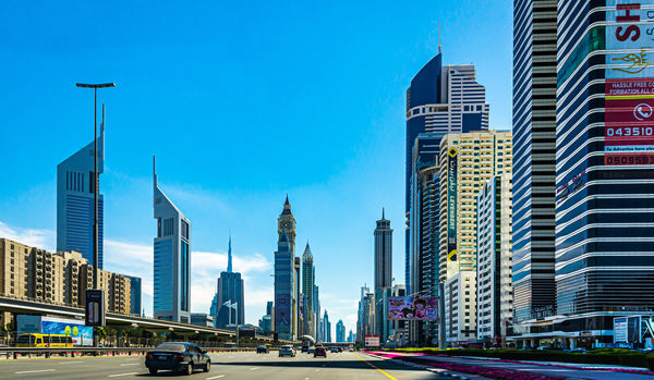 2 - Facing south on Sheikh Zayed Road (6 traffic l...