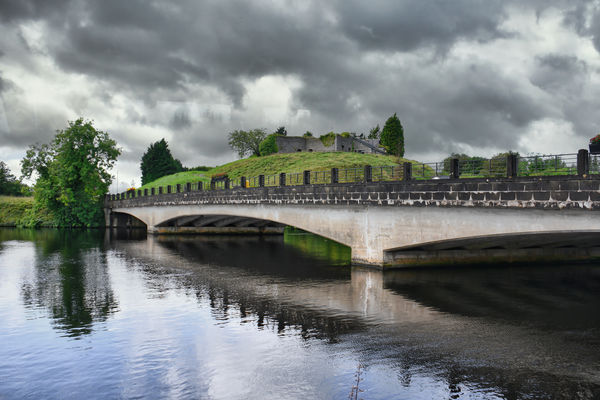 Belleek Fort  across the River Earne in County Don...