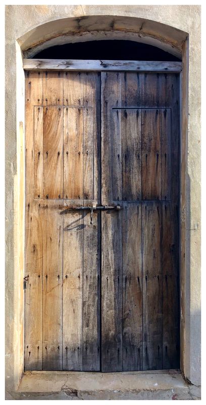 Door near El Morro, Old San Juan, Puerto Rico...
