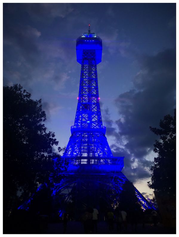 Eiffel Tower at Kings Dominion, Doswell, VA...