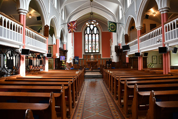 Interior of St. Macartin's Cathedral...