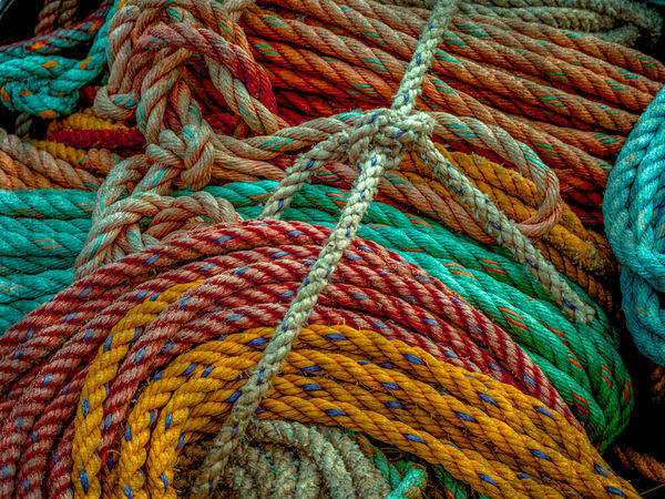 lobster rope, Monhegan, Maine...