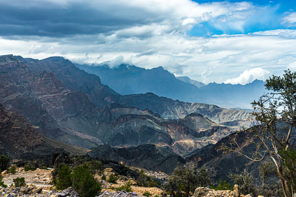 A - Oman-Mountains - set #42 - Wadi Bani Awf - On ...