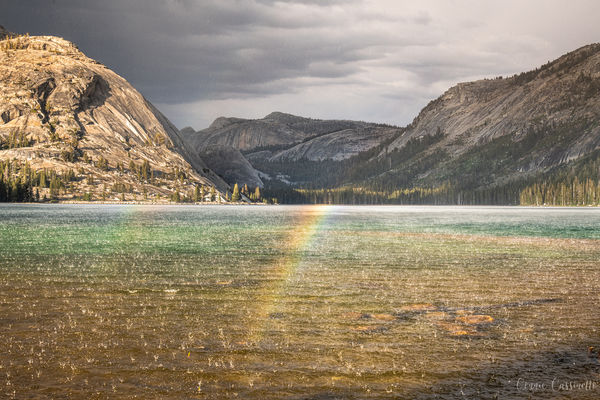 Teneya Lake rainbow...
