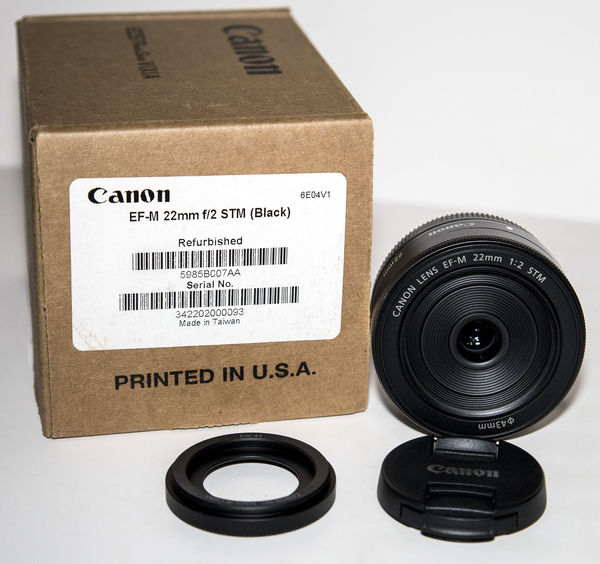 Canon EOS EF-M 22mm Lens...