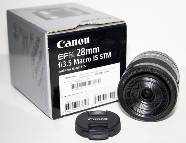 Canon EOS EF-M 28mm Macro Lens...