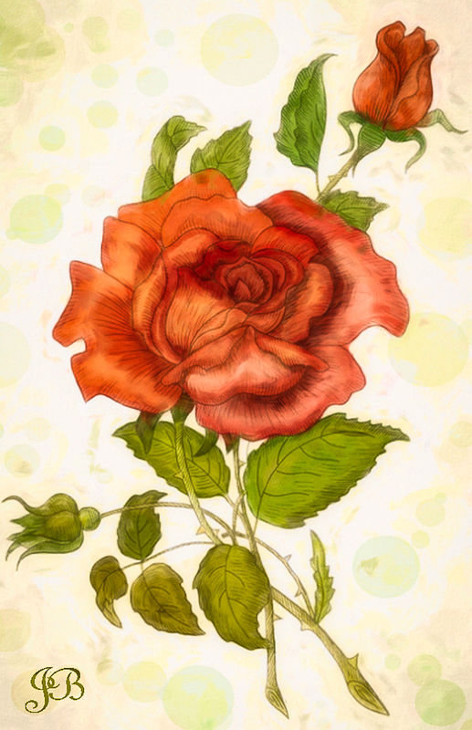 Painted with water colors Corel Painter...