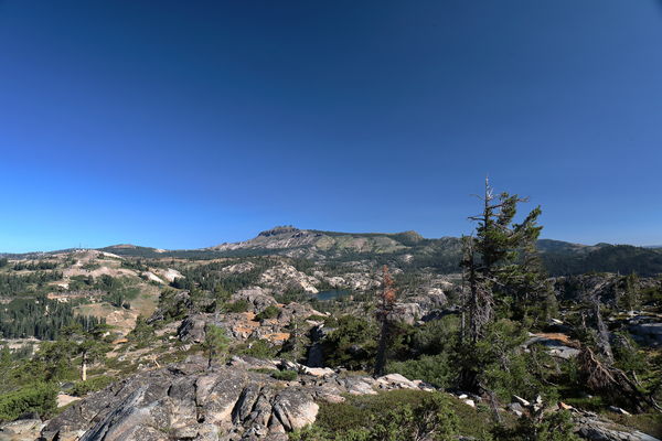 wide angle shot of Castle Peak...