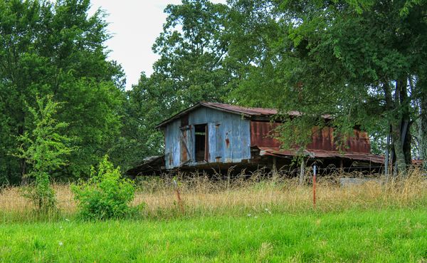 The unseen portion of this Barn is still in use, I...