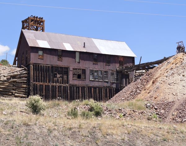 Not much going on at this old gold mining operatio...