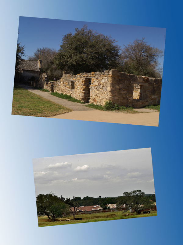 The Spanish Missions around San Antonio or an old ...